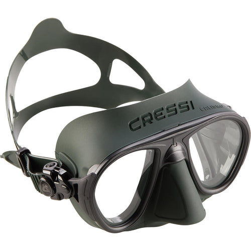 





Masque de chasse sous-marine en apnée masque Calibro vert