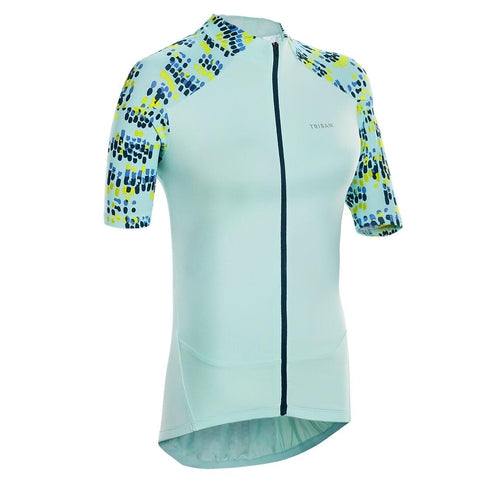 





MAILLOT VELO MANCHES COURTES FEMME 500 TERRAZZO