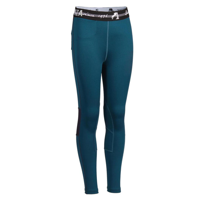 





Kids' Horse Riding Light Legging 100 - Petrol Blue/Navy Blue, photo 1 of 52