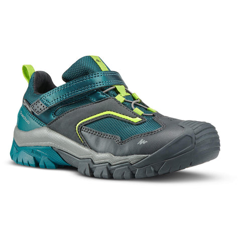 





Chaussures imperméables de randonnée enfant scratch -CROSSROCK vertes- 28 au 34