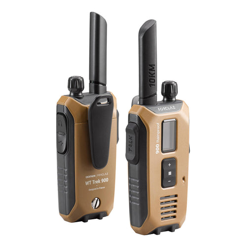 





Paire de talkie-walkies étanches et rechargeable par USB - WT900 - 10km