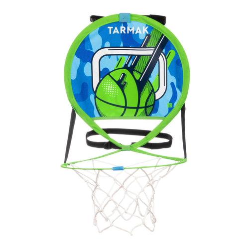 





Panier de basket mural transportable avec ballon - HOOP 100 Vert Bleu