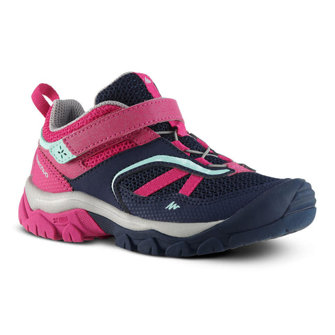 





Chaussures de randonnée montagne avec scratch fille Crossrock bleues 24-34