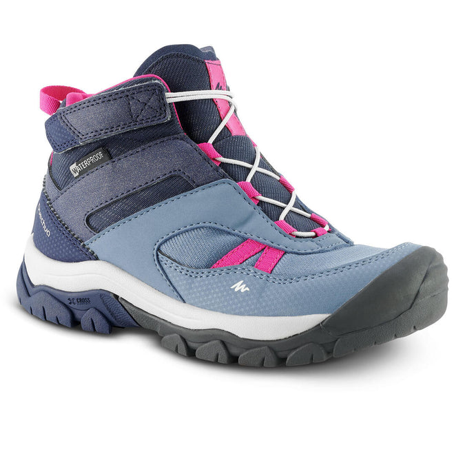 





Chaussures imperméables de randonnée -crossrock mid bleues- enfant 28 au 34, photo 1 of 40