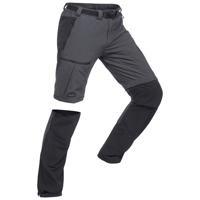 





Pantalon modulable de trek montagne - TREK 500 gris foncé homme, photo 1 of 17