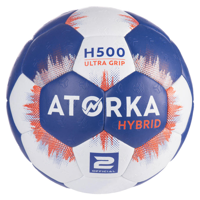 





Ballon de handball enfant hybride T2 bleu/gris, photo 1 of 9