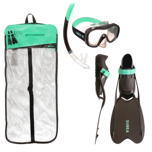 





Kit de snorkeling R'Gomoove Adulte noir vert