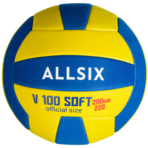 





Ballon de volley-ball V100 SOFT 230-250g orange bleu pour les 10-14 ans