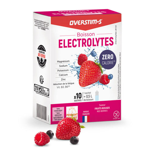 





Boisson électrolytes Fruits rouges (zéro calorie) - étui 10 sachets x 8 g
