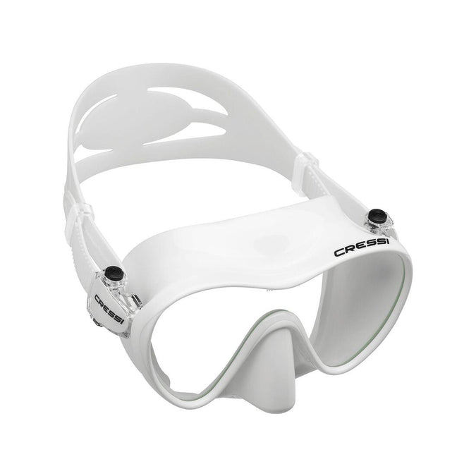 





Masque Cressi F1 Adulte blanc frameless snorkeling et plongée sous marine, photo 1 of 4
