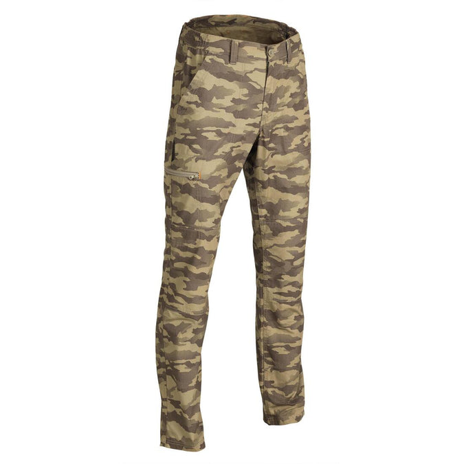 





Pantalon léger chasse Homme - 100 camouflage island vert, photo 1 of 9