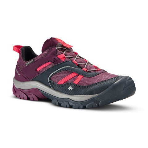 





Chaussures imperméables de randonnée enfant avec lacet -CROSSROCK bleu - 35-38