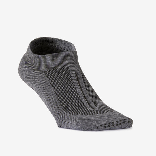 





Chaussettes antidérapantes fitness femme - 500