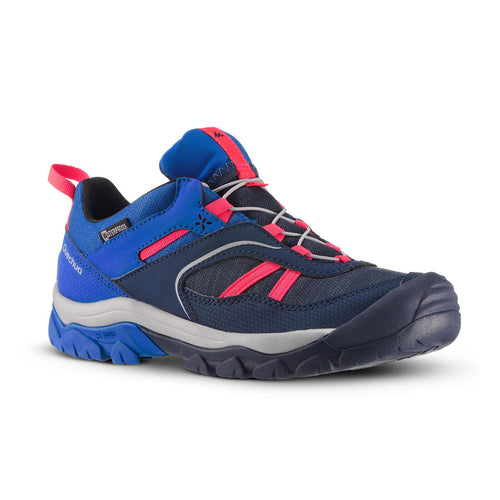 





Chaussures imperméables de randonnée enfant avec lacet -CROSSROCK bleu - 35-38