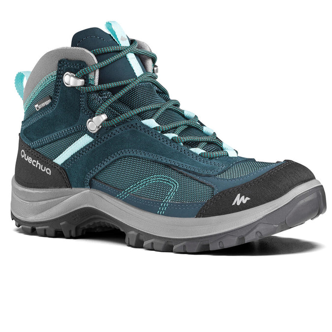 





Chaussures imperméables de randonnée montagne - MH100 Mid Turquoise - Femme, photo 1 of 5
