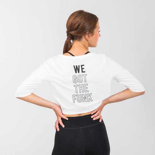 





T-shirt crop top imprimé danse moderne fille