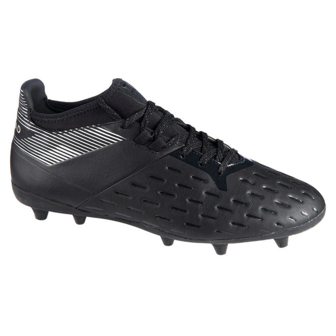 





Chaussures de rugby moulées terrain sec Homme - RUGBY ADVANCE 500 FG noir gris, photo 1 of 7