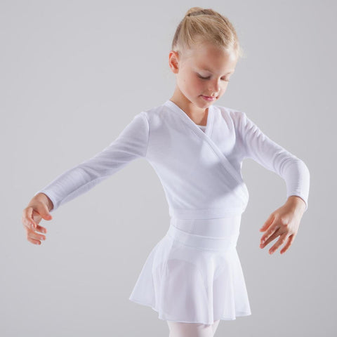 





Cache-coeur de danse classique fille blanc