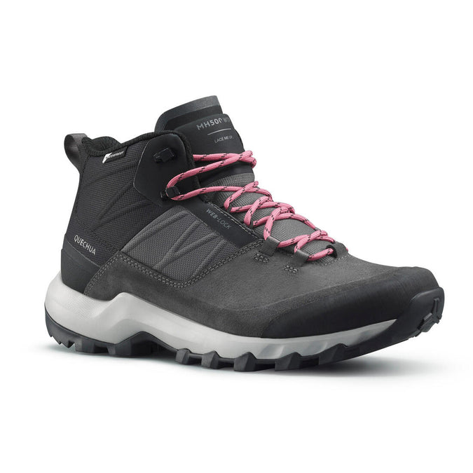 





Chaussures imperméables de randonnée montagne - MH500 MID - femme, photo 1 of 6